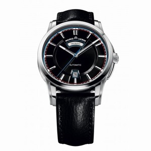Maurice Lacroix Pontos Day/Date Retro Black Dial Men's Watch PT6158-SS001331