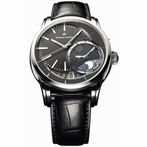 Maurice Lacroix Pontos Decentrique GMT Black Dial Automatic Men's Watch PT6118-SS001-330