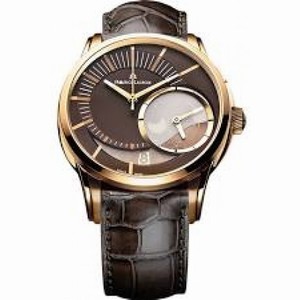 Maurice Lacroix Pontos Decentrique GMT Brown Dial Men's Watch PT6118-PG101-731