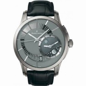 Maurice Lacroix Pontos Decentrique GMT Grey Dial Men's Watch PT6108-TT031-291