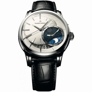 Maurice Lacroix Pontos Decentrique GMT  Silver Dial Men's Watch PT6118-SS001-130