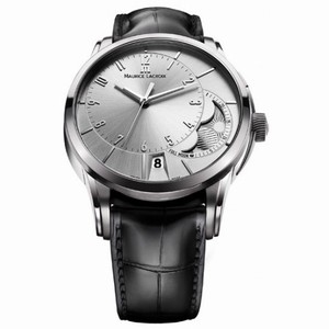 Maurice Lacroix Pontos Decentrique Silver Dial Moonphase Men's Watch PT6318-SS001-130