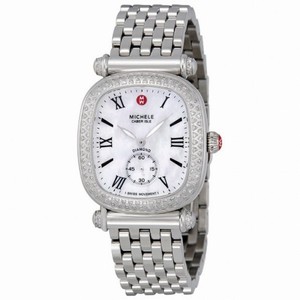 Michele Caber Isle Mother of Pearl Dial Stainless Steel Ladies Watch MWW16C000001