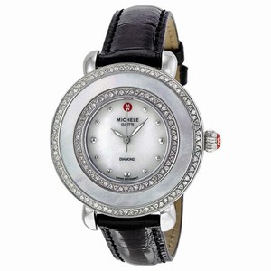 Michele Cloette Diamond Black Alligator Ladies Watch MWW20E000002