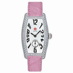 Michele Coquette Pave Diamond Light Pink Ladies Watch MWW08B000057