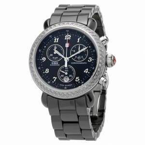 Michele CSX Black Ceramic Diamond Ladies Watch MWW03N000003