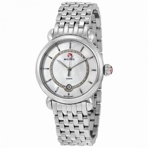 Michele CSX Elegance Mother of Pearl Dial Stainless Steel Ladies Watch MWW03T000058