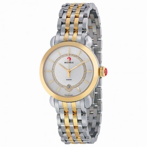 Michele CSX Elegance Mother of Pearl Dial Two-tone Ladies Watch MWW03T000064
