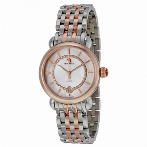 Michele CSX Elegance Mother of Pearl Dial Two-tone Ladies Watch MWW03T000066
