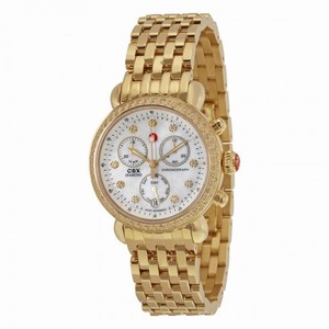 Michele CSX-36 Day Diamond Gold-plated Ladies Watch MWW03M000141