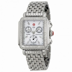 Michele Deco Day Mother of Pearl Dial Diamond Ladies Watch MWW06P000099