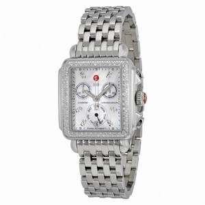 Michele Deco Day Mother of Pearl Stainless Steel Ladies Watch MWW06P000110