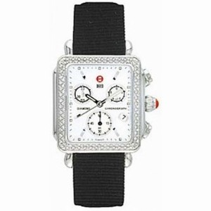 Michele Deco Diamond Black Ladies Watch MWW06A000027