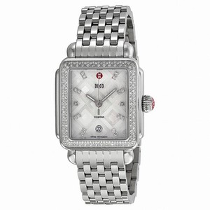 Michele Deco Diamond Geometric Mosaic Ladies Watch MWW06T000069