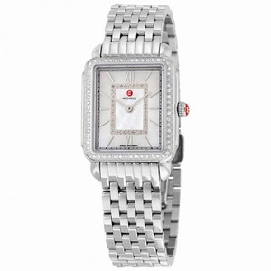 Michele Deco II Mother of Pearl Diamond Dial Ladies Watch MWW06I000001