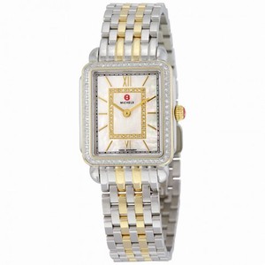 Michele Deco II Mother of Pearl Diamond Dial Ladies Watch MWW06I000004