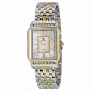 Michele Deco II Mother of Pearl Two-tone Ladies Watch MWW06X000017