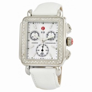 Michele Deco Ladies Diamond Chronograph Watch MWW06A000005