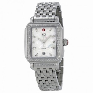 Michele Deco Signature Mother of Pearl Stainless Steel Ladies Watch MWW06T000075