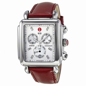 Michele Deco XL Chronograph Mother of Pearl Ladies Watch MWW06Z000009