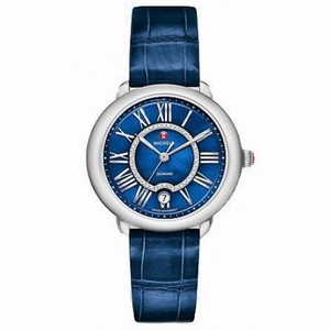 Michele Serein Blue Mother of Pearl Dial Ladies Watch MWW21B000072