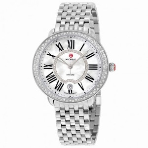 Michele Serein Mother of Pearl Dial Stainless Steel Ladies Watch MWW21B000030