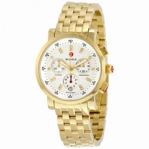 Michele Sport Sail Chronograph Silver Dial Ladies Watch MWW01N000002