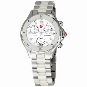 Michele Tahitian Ceramic White Ladies Watch MWW12E000002