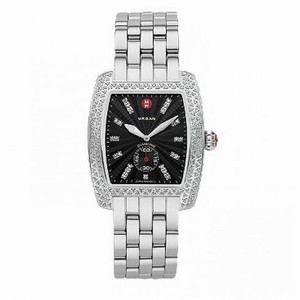 Michele Urban Diamond Steel Bracelet Ladies Watch MWW02M000023