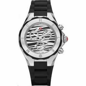 MicheleTahitian Jelly Bean Zebra Print Dial Ladies Watch MWW12F000053