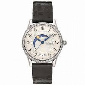 Montblanc Boheme Day and Night Silvery-White Dial Diamond Ladies Watch 112500