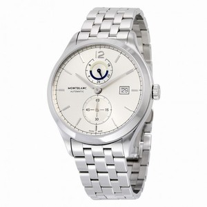 Montblanc Heritage Chronometerie Chronograph Automatic Silver Dial Stainless Steel Men's Watch 112648