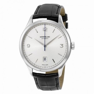 Montblanc Heritage Chronom��trie Automatic Black Alligator Leather Men's Watch 112533