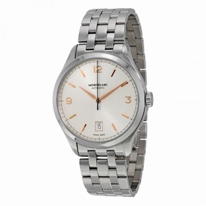 Montblanc Heritage Chronom��trie Automatic Silvery-White Dial Men's Watch 112519