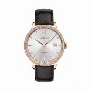 Montblanc Heritage Spirit Silver Dial 18K Rose Gold Automatic Men's Watch 112144