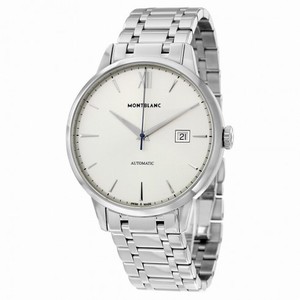 Montblanc Meisterstuck Heritage Automatic Silver Dial Stainless Steel Men's Watch 111581