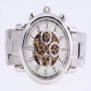 Montblanc Skeleton Chronograph M29430 Mens Automatic Round Watch