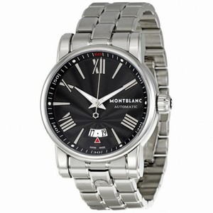 Montblanc Star Black Dial Stainless Steel Automatic Men's Watch 102340