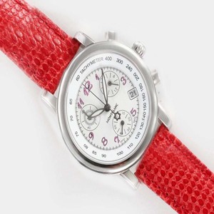 Montblanc Star Chronograph 07253 Stainless Steel Bezel Stainless Steel Case White Dial Watch