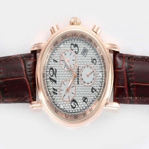 Montblanc Star Chronograph 07255 Automatic Round White Dial Watch