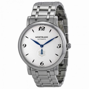 MontBlanc Star Classique Automatic White Silver Dial Unisex Watch 110589