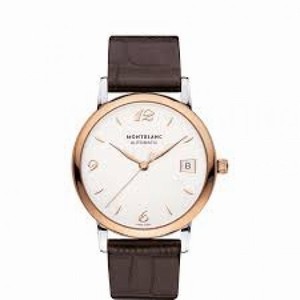 Montblanc Star Classique Silvery White Dial Automatic Ladies Watch 112145