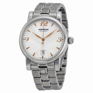 Montblanc Star Date Silver Dial Stainless Steel Automatic Men's Watch 105961