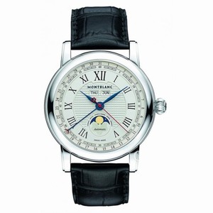 Montblanc Star Silver Dial Moon Phase Automatic Men's Watch 113645
