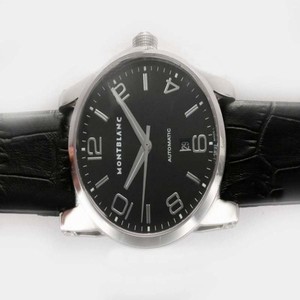 Montblanc Timewalker 09675 Round Mens Stainless Steel Case Watch