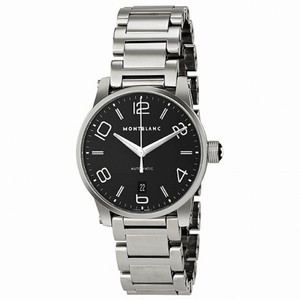Montblanc Timewalker Automatic Black Dial Stainless Steel Men's Watch 105962