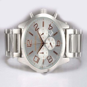 Montblanc Timewalker Chronograph 09669 43mm White Stainless Steel Strap Green Dial Watch