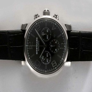 Montblanc Timewalker Chronograph 09670 43mm Stainless Steel Case Mens Watch