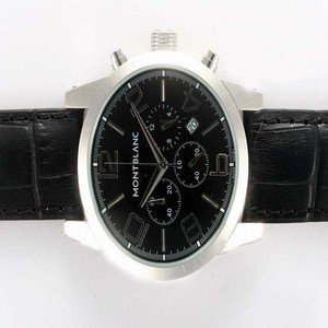 Montblanc Timewalker Chronograph 09670 Mens Quartz Chronograph Round Watch
