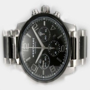 Montblanc Timewalker Chronograph 9668 Automatic Black Dial Watch